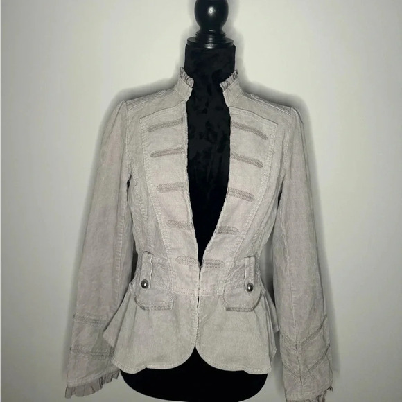 NWOT White house black market Grey Utility
Blazer Jacket size 4 - Picture 12 of 16